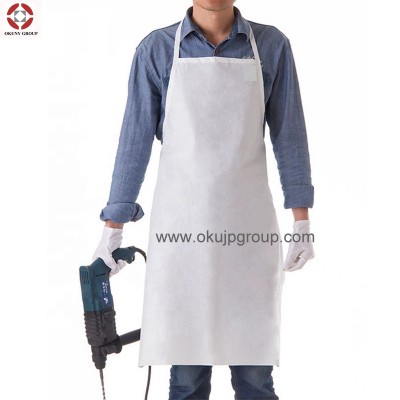 Restaurant Barbershop Kitchen BBQ Household Disposable Waterproof Oil-proof And Splash-proof Protective Non Woven PP Apron